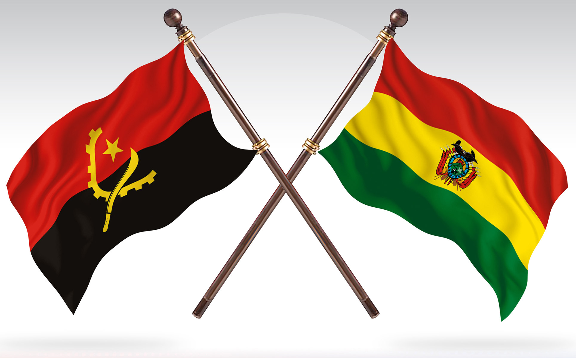 Download Иллюстрация "Angola versus Bolivia Two Countries Flags - Illustration" / Angola versus Bolivia Two Countries Flags - Illustration - Иллюстрация на тему графика national,patriotic,europe,asia,republic,map,flag,country,cartography,geography,nation,illustration,graphic,vector,state,world,isolated,symbol,border,icon