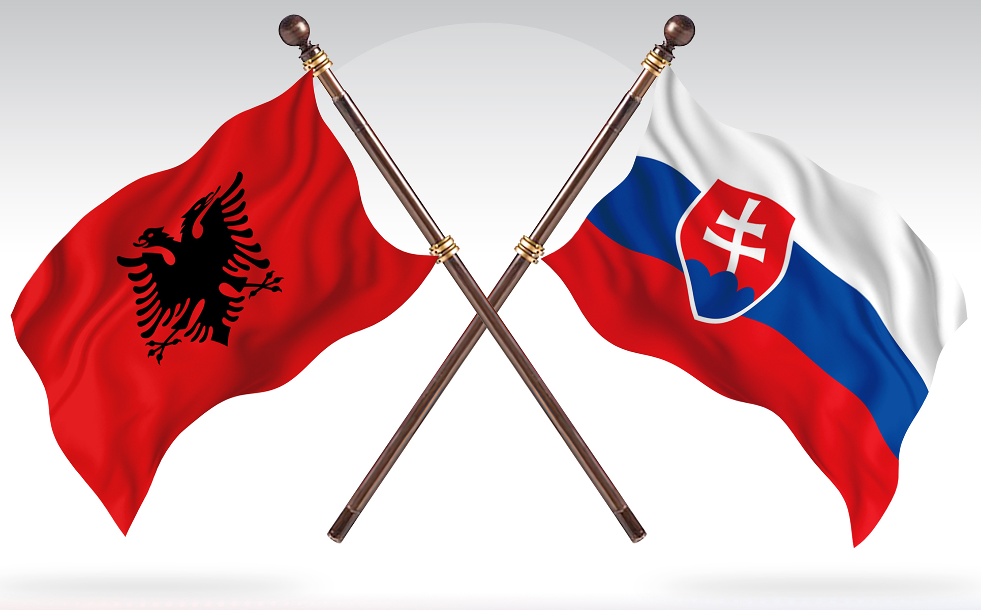 Download Иллюстрация "Albania versus Slovakia Two Countries Flags - Illustration" / Albania versus Slovakia Two Countries Flags - Illustration - Иллюстрация на тему графика national,patriotic,europe,asia,republic,map,flag,country,cartography,geography,nation,illustration,graphic,vector,state,world,isolated,symbol,border,icon