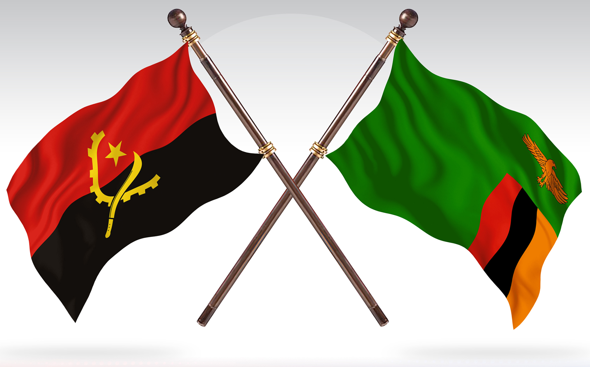 Download Иллюстрация "Angola versus Zambia Two Countries Flags - Illustration" / Angola versus Zambia Two Countries Flags - Illustration - Иллюстрация на тему графика national,patriotic,europe,asia,republic,map,flag,country,cartography,geography,nation,illustration,graphic,vector,state,world,isolated,symbol,border,icon