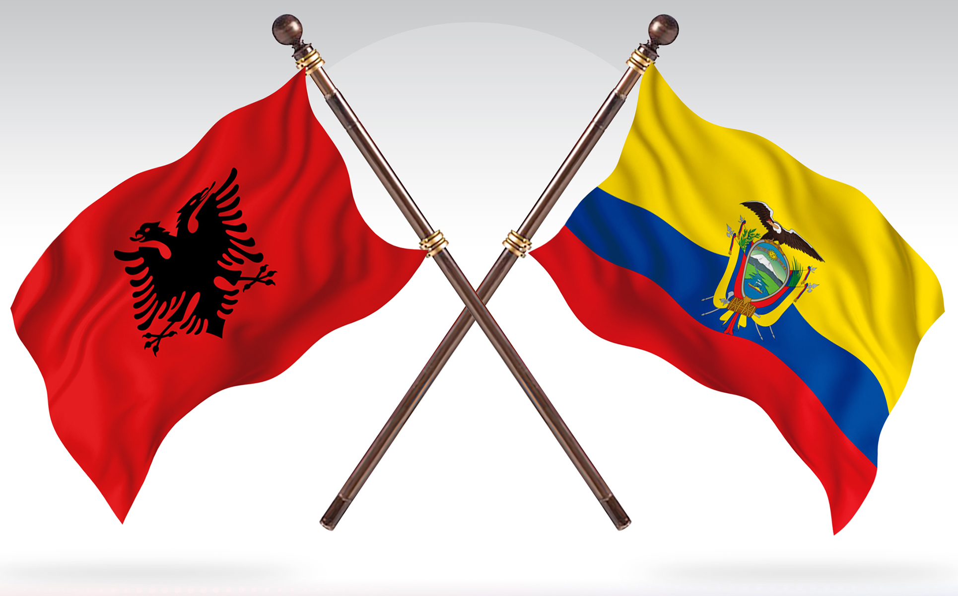 Download Иллюстрация "Albania versus Ecuador Two Countries Flags - Illustration" / Albania versus Ecuador Two Countries Flags - Illustration - Иллюстрация на тему графика national,patriotic,europe,asia,republic,map,flag,country,cartography,geography,nation,illustration,graphic,vector,state,world,isolated,symbol,border,icon