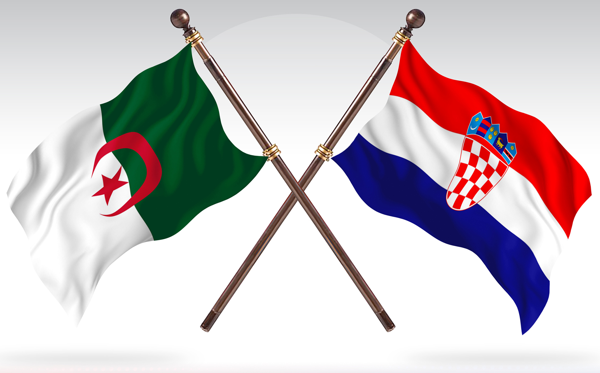 Download Иллюстрация "Algeria versus Croatia Two Countries Flags - Illustration" / Algeria versus Croatia Two Countries Flags - Illustration - Иллюстрация на тему графика national,patriotic,europe,asia,republic,map,flag,country,cartography,geography,nation,illustration,graphic,vector,state,world,isolated,symbol,border,icon
