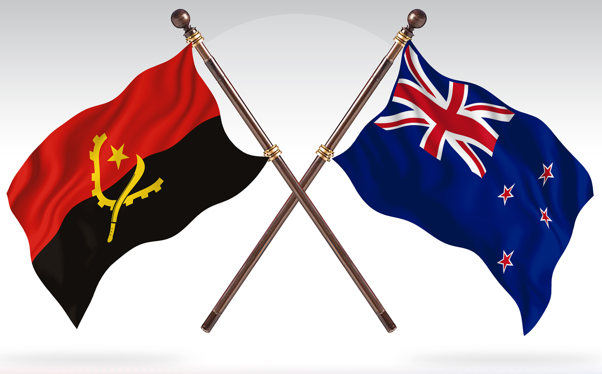 Download Иллюстрация "Angola versus New Zealand Two Countries Flags - Illustration" / Angola versus New Zealand Two Countries Flags - Illustration - Иллюстрация на тему графика national,patriotic,europe,asia,republic,map,flag,country,cartography,geography,nation,illustration,graphic,vector,state,world,isolated,symbol,border,icon
