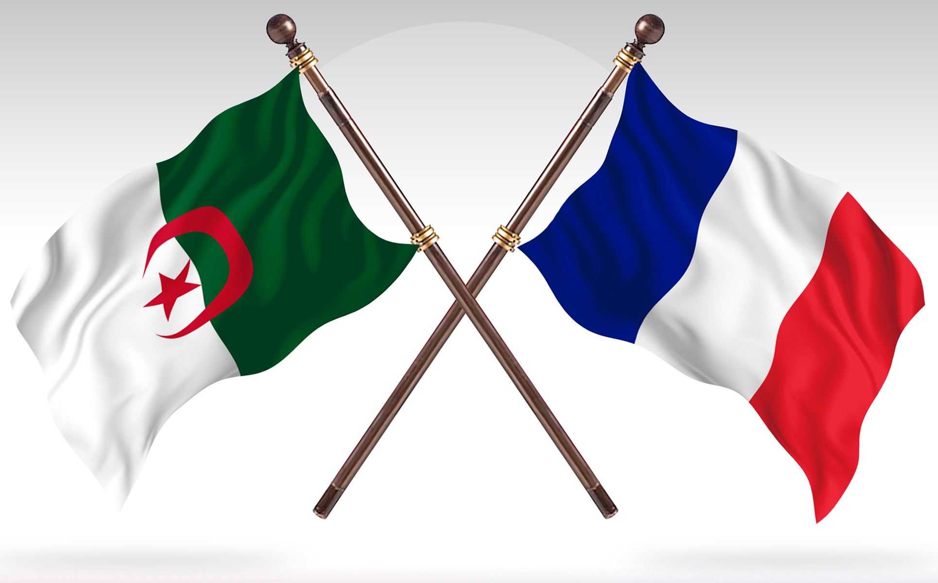 Download Иллюстрация "Algeria versus France Two Countries Flags - Illustration" / Algeria versus France Two Countries Flags - Illustration - Иллюстрация на тему графика national,patriotic,europe,asia,republic,map,flag,country,cartography,geography,nation,illustration,graphic,vector,state,world,isolated,symbol,border,icon