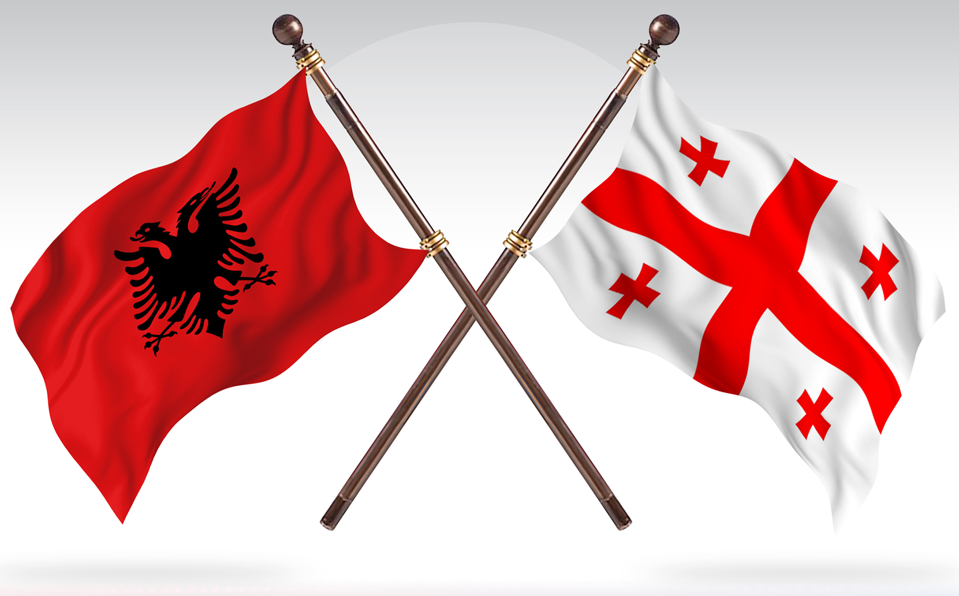 Download Иллюстрация "Albania versus Georgia Two Countries Flags - Illustration" / Albania versus Georgia Two Countries Flags - Illustration - Иллюстрация на тему графика national,patriotic,europe,asia,republic,map,flag,country,cartography,geography,nation,illustration,graphic,vector,state,world,isolated,symbol,border,icon