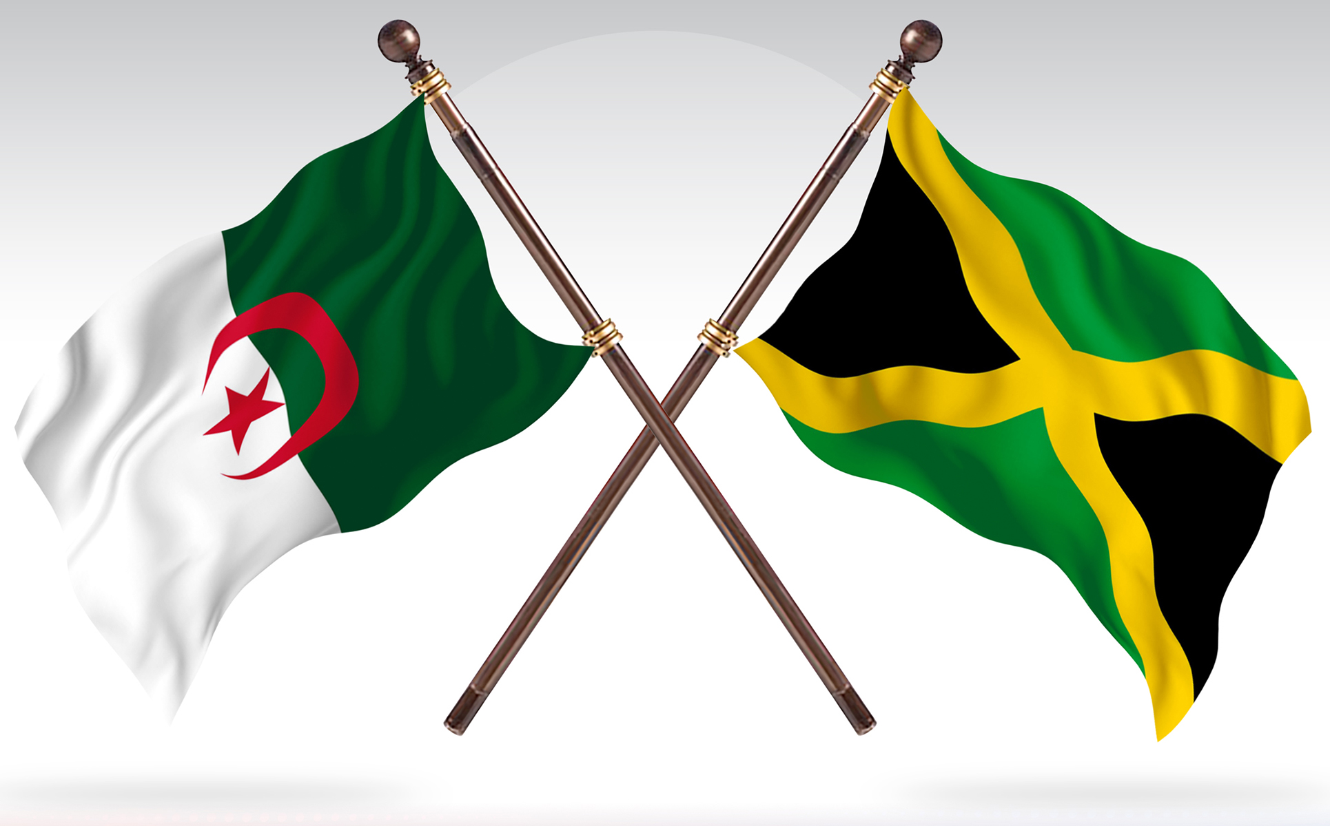 Download Иллюстрация "Algeria versus Jamaica Two Countries Flags - Illustration" / Algeria versus Jamaica Two Countries Flags - Illustration - Иллюстрация на тему графика national,patriotic,europe,asia,republic,map,flag,country,cartography,geography,nation,illustration,graphic,vector,state,world,isolated,symbol,border,icon