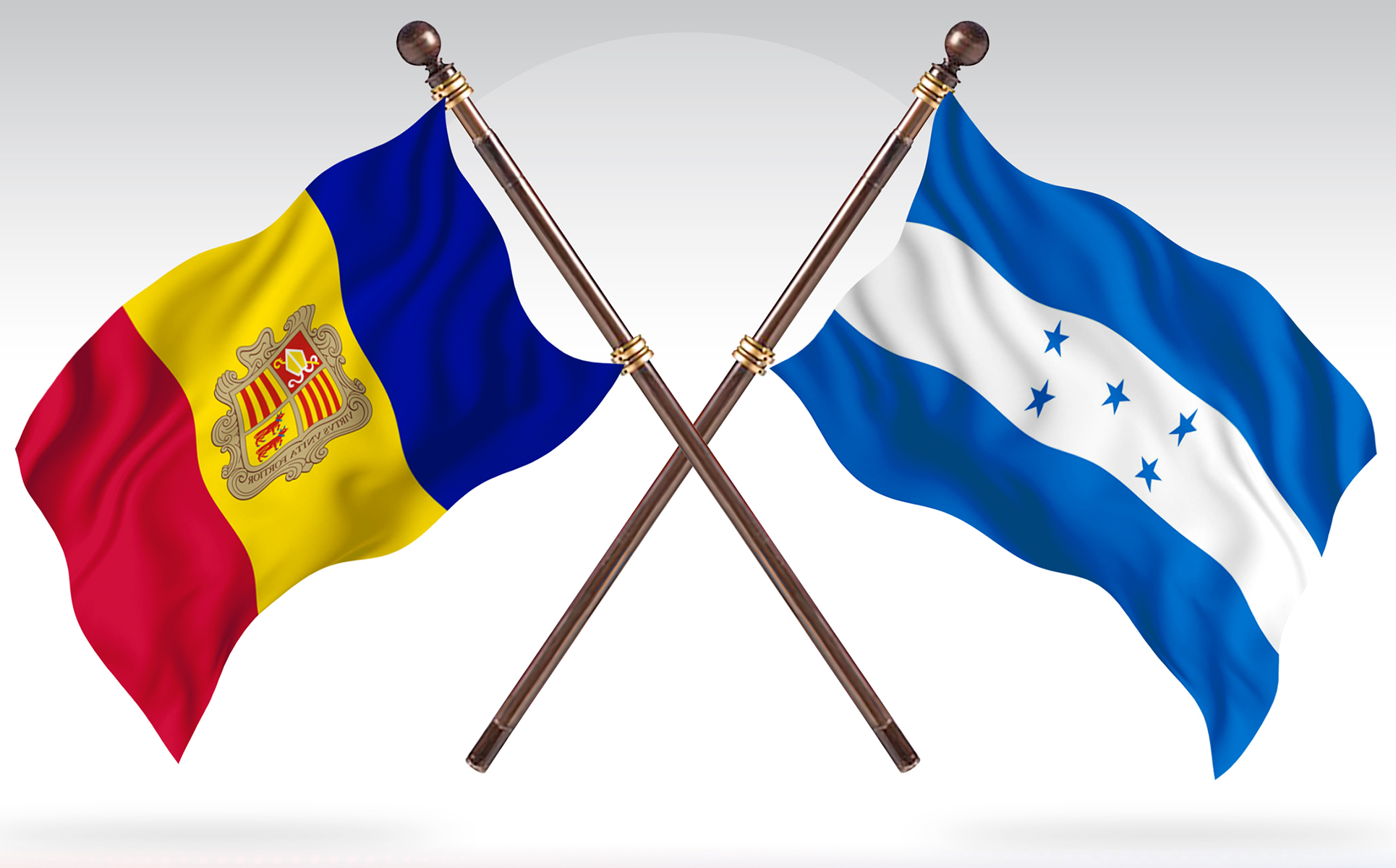Download Иллюстрация "Andorra versus Honduras Two Countries Flags - Illustration" / Andorra versus Honduras Two Countries Flags - Illustration - Иллюстрация на тему графика national,patriotic,europe,asia,republic,map,flag,country,cartography,geography,nation,illustration,graphic,vector,state,world,isolated,symbol,border,icon