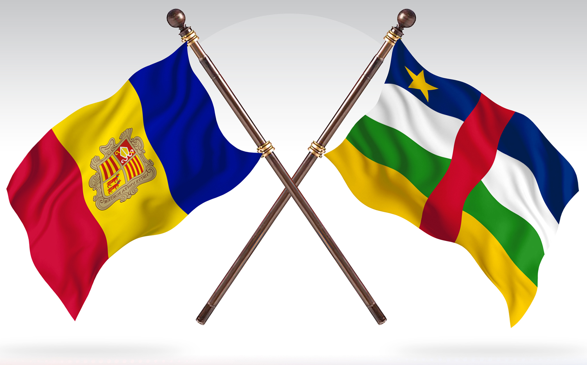 Download Иллюстрация "Andorra versus Central African Republic Two Countries Flags - Illustration" / Andorra versus Central African Republic Two Countries Flags - Illustration - Иллюстрация на тему графика national,patriotic,europe,asia,republic,map,flag,country,cartography,geography,nation,illustration,graphic,vector,state,world,isolated,symbol,border,icon