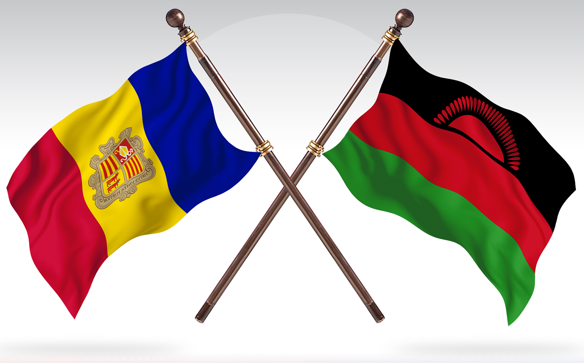 Download Иллюстрация "Andorra versus Malawi Two Countries Flags - Illustration" / Andorra versus Malawi Two Countries Flags - Illustration - Иллюстрация на тему графика national,patriotic,europe,asia,republic,map,flag,country,cartography,geography,nation,illustration,graphic,vector,state,world,isolated,symbol,border,icon