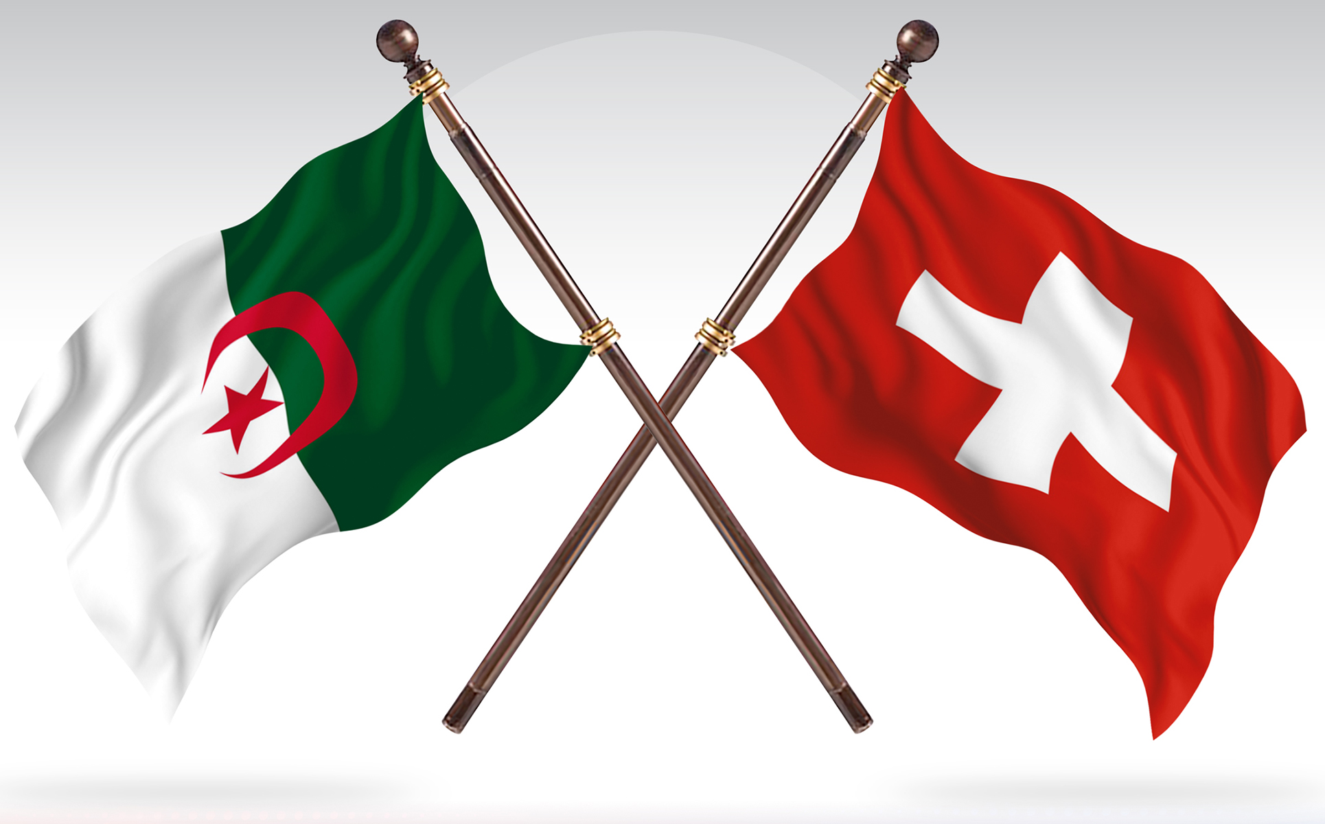 Download Иллюстрация "Algeria versus Switzerland Two Countries Flags - Illustration" / Algeria versus Switzerland Two Countries Flags - Illustration - Иллюстрация на тему графика national,patriotic,europe,asia,republic,map,flag,country,cartography,geography,nation,illustration,graphic,vector,state,world,isolated,symbol,border,icon