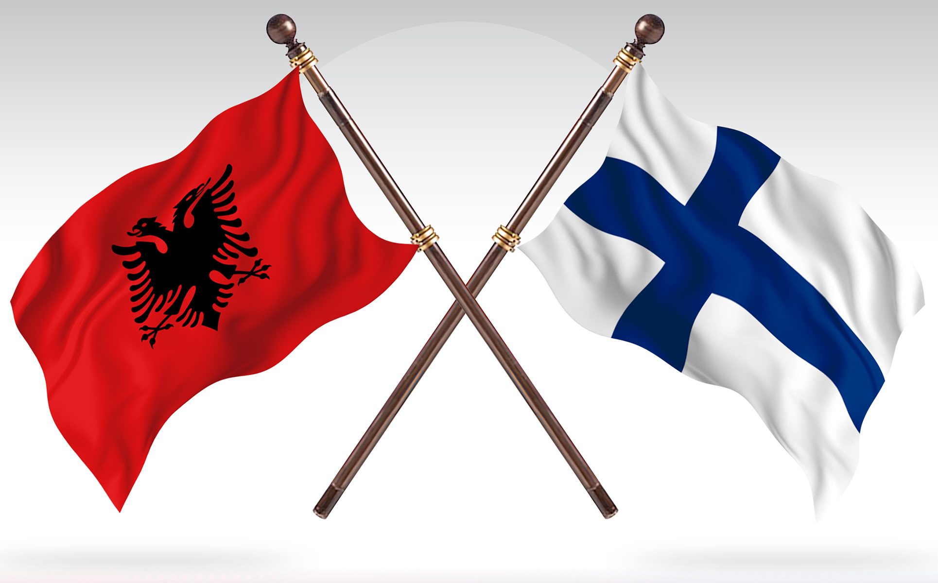 Download Иллюстрация "Albania versus Finland Two Countries Flags - Illustration" / Albania versus Finland Two Countries Flags - Illustration - Иллюстрация на тему графика national,patriotic,europe,asia,republic,map,flag,country,cartography,geography,nation,illustration,graphic,vector,state,world,isolated,symbol,border,icon