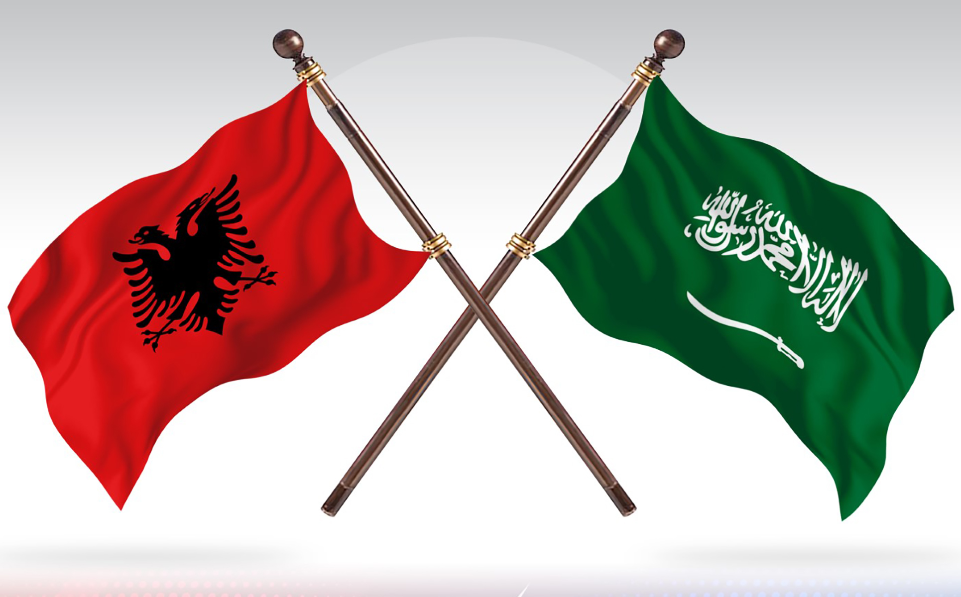 Download Иллюстрация "Albania versus Saudi Arabia Two Countries Flags - Illustration" / Albania versus Saudi Arabia Two Countries Flags - Illustration - Иллюстрация на тему графика national,patriotic,europe,asia,republic,map,flag,country,cartography,geography,nation,illustration,graphic,vector,state,world,isolated,symbol,border,icon