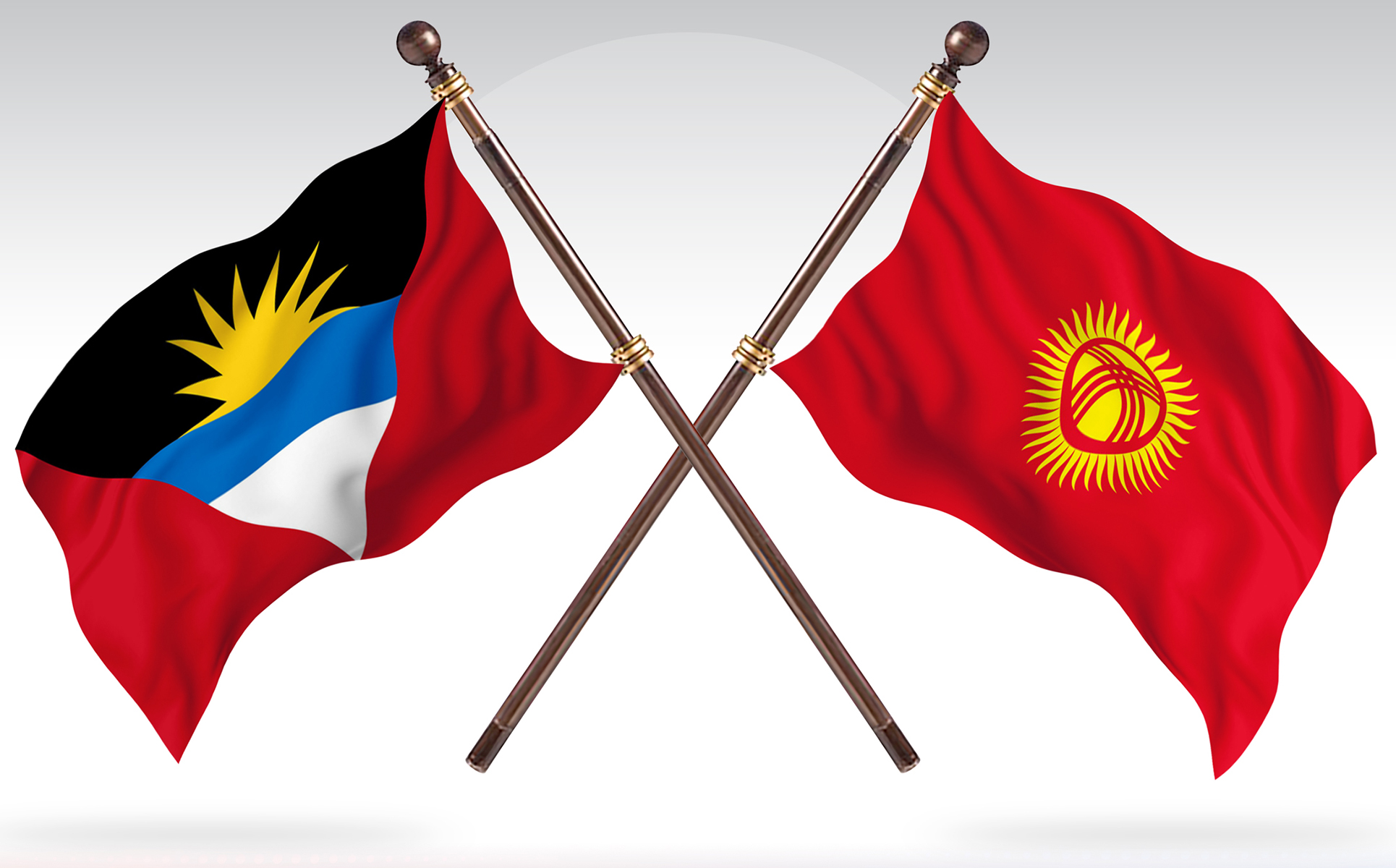 Download Иллюстрация "Antigua versus Kyrgyzstan Two Countries Flags - Illustration" / Antigua versus Kyrgyzstan Two Countries Flags - Illustration - Иллюстрация на тему графика national,patriotic,europe,asia,republic,map,flag,country,cartography,geography,nation,illustration,graphic,vector,state,world,isolated,symbol,border,icon