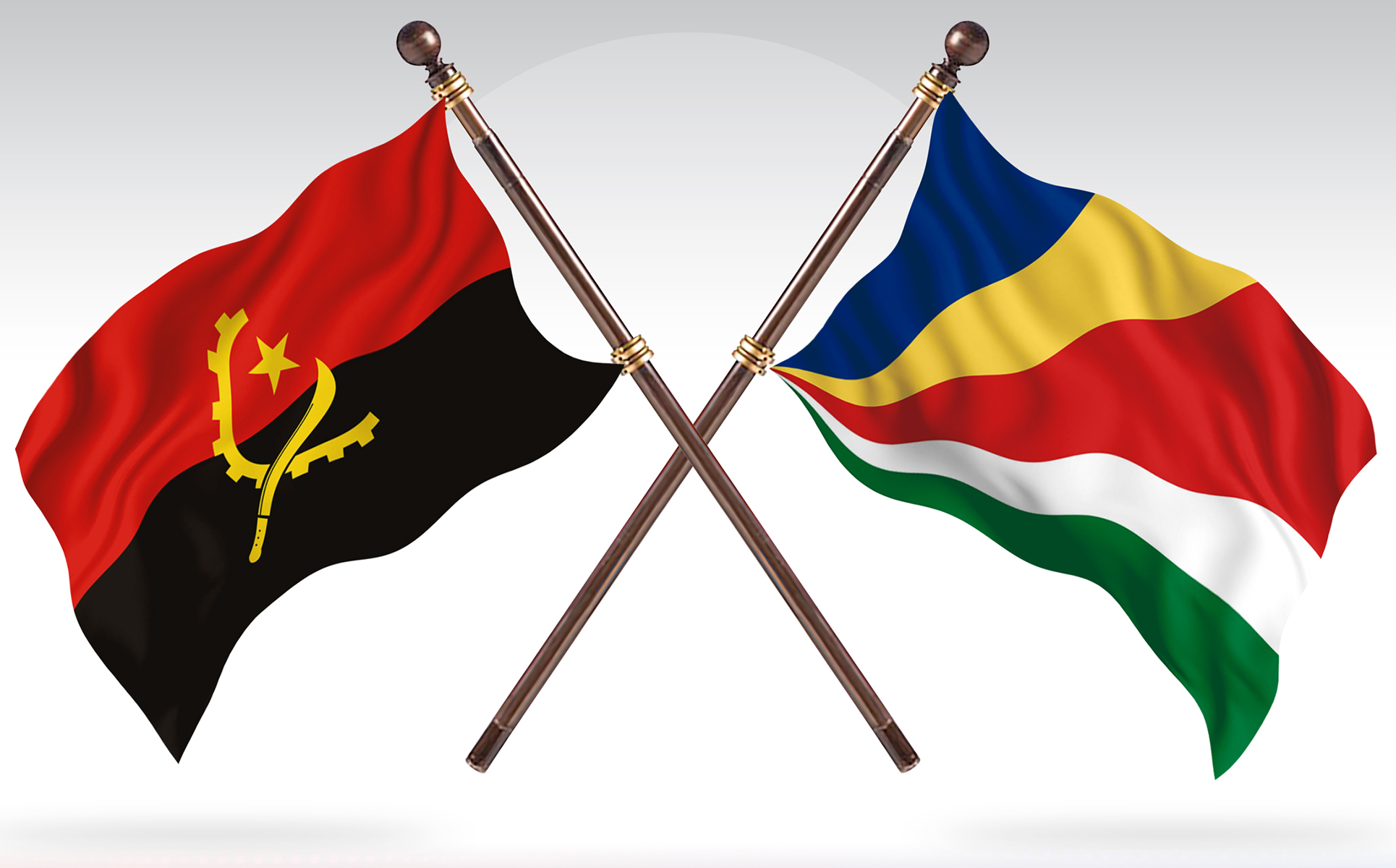 Download Иллюстрация "Angola versus Seychelles Two Countries Flags - Illustration" / Angola versus Seychelles Two Countries Flags - Illustration - Иллюстрация на тему графика national,patriotic,europe,asia,republic,map,flag,country,cartography,geography,nation,illustration,graphic,vector,state,world,isolated,symbol,border,icon