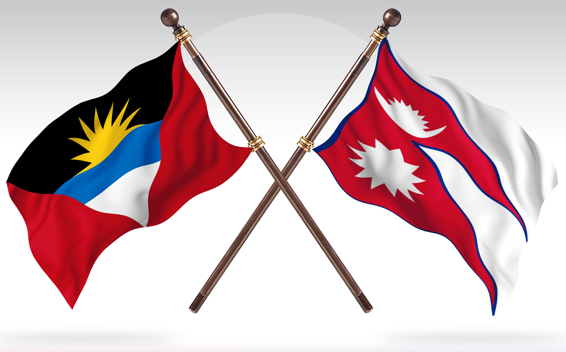Download Иллюстрация "Antigua versus Nepal Two Countries Flags - Illustration" / Antigua versus Nepal Two Countries Flags - Illustration - Иллюстрация на тему графика national,patriotic,europe,asia,republic,map,flag,country,cartography,geography,nation,illustration,graphic,vector,state,world,isolated,symbol,border,icon