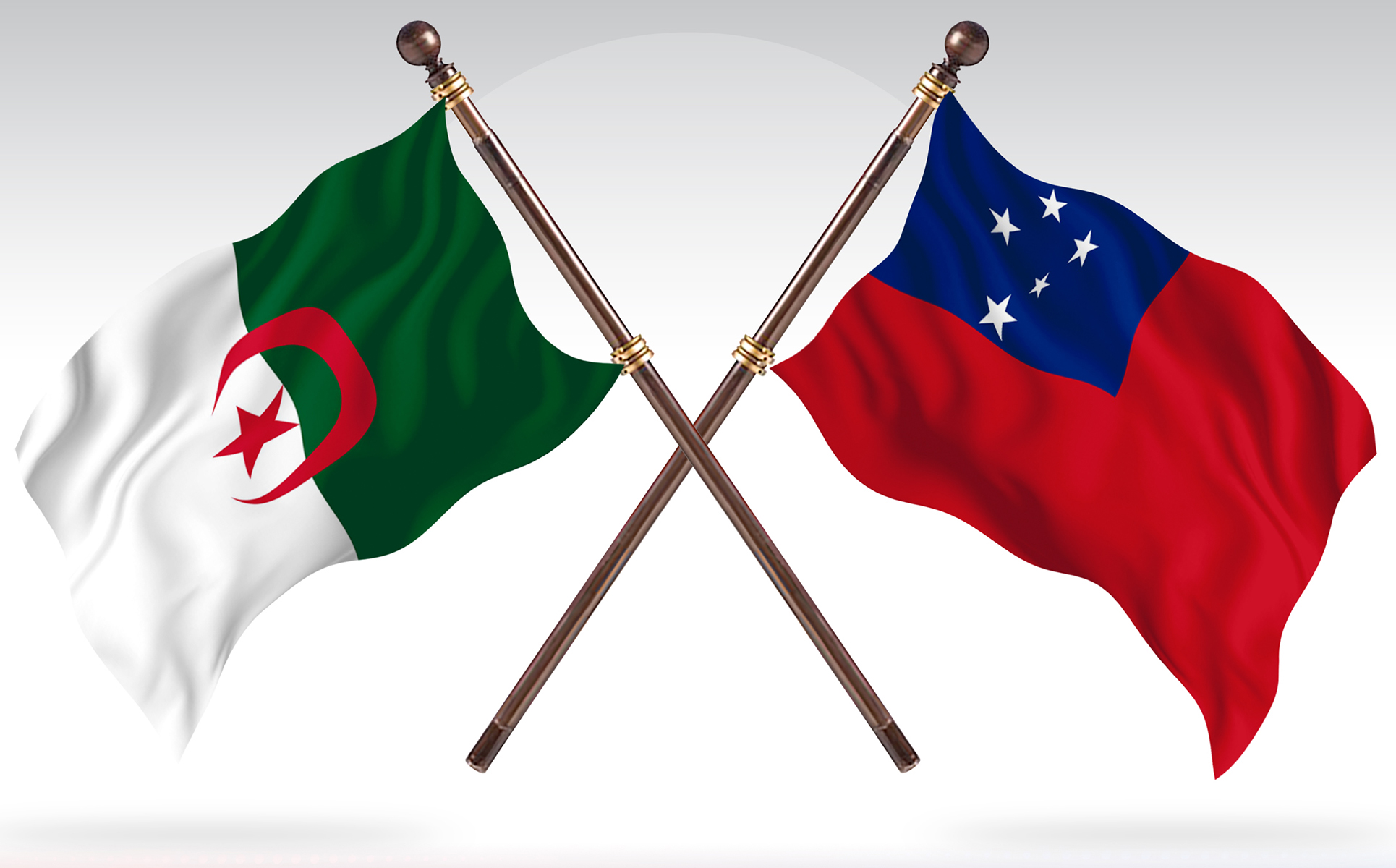 Download Иллюстрация "Algeria versus Samoa  Two Countries Flags - Illustration" / Algeria versus Samoa  Two Countries Flags - Illustration - Иллюстрация на тему графика national,patriotic,europe,asia,republic,map,flag,country,cartography,geography,nation,illustration,graphic,vector,state,world,isolated,symbol,border,icon