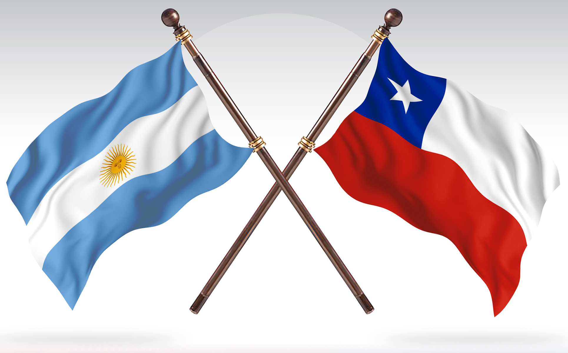 Download Иллюстрация "Argentina versus Chile Two Countries Flags - Illustration" / Argentina versus Chile Two Countries Flags - Illustration - Иллюстрация на тему графика national,patriotic,europe,asia,republic,map,flag,country,cartography,geography,nation,illustration,graphic,vector,state,world,isolated,symbol,border,icon