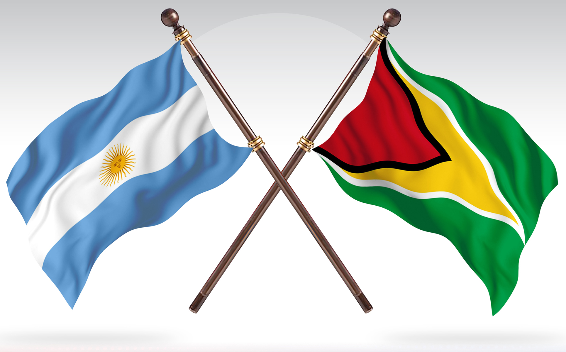 Download Иллюстрация "Argentina versus Guyana Two Countries Flags - Illustration" / Argentina versus Guyana Two Countries Flags - Illustration - Иллюстрация на тему графика national,patriotic,europe,asia,republic,map,flag,country,cartography,geography,nation,illustration,graphic,vector,state,world,isolated,symbol,border,icon