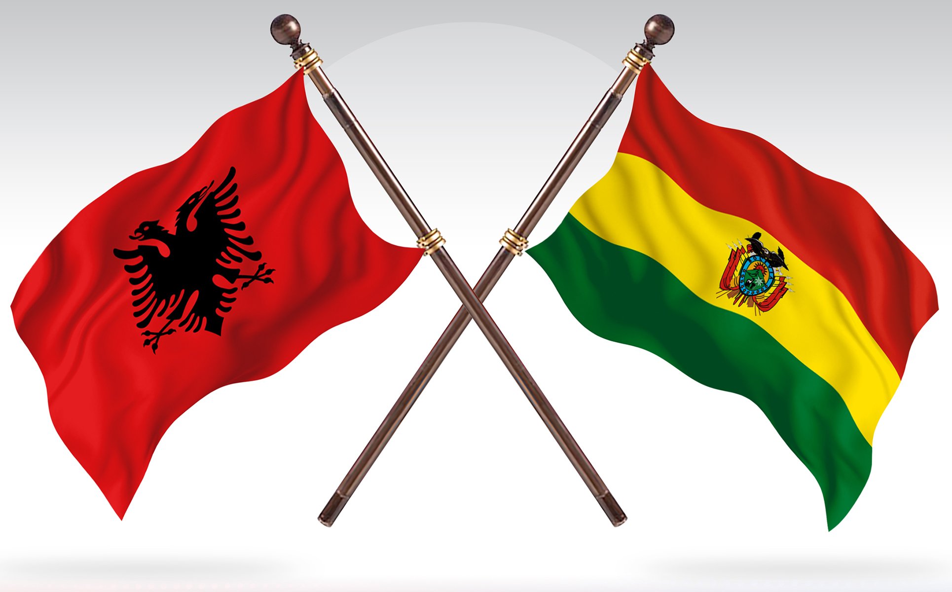 Download Иллюстрация "Albania versus Bolivia Two Countries Flags - Illustration" / Albania versus Bolivia Two Countries Flags - Illustration - Иллюстрация на тему графика national,patriotic,europe,asia,republic,map,flag,country,cartography,geography,nation,illustration,graphic,vector,state,world,isolated,symbol,border,icon