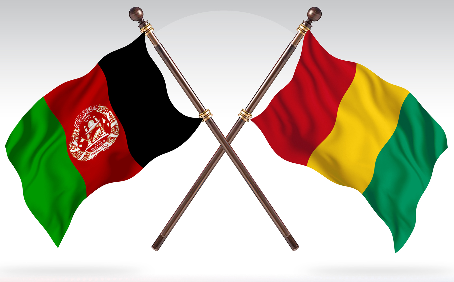Download Иллюстрация "Afghanistan versus Guinea Two Countries Flags - Illustration" / Afghanistan versus Guinea Two Countries Flags - Illustration - Иллюстрация на тему графика national,patriotic,europe,asia,republic,map,flag,country,cartography,geography,nation,illustration,graphic,vector,state,world,isolated,symbol,border,icon