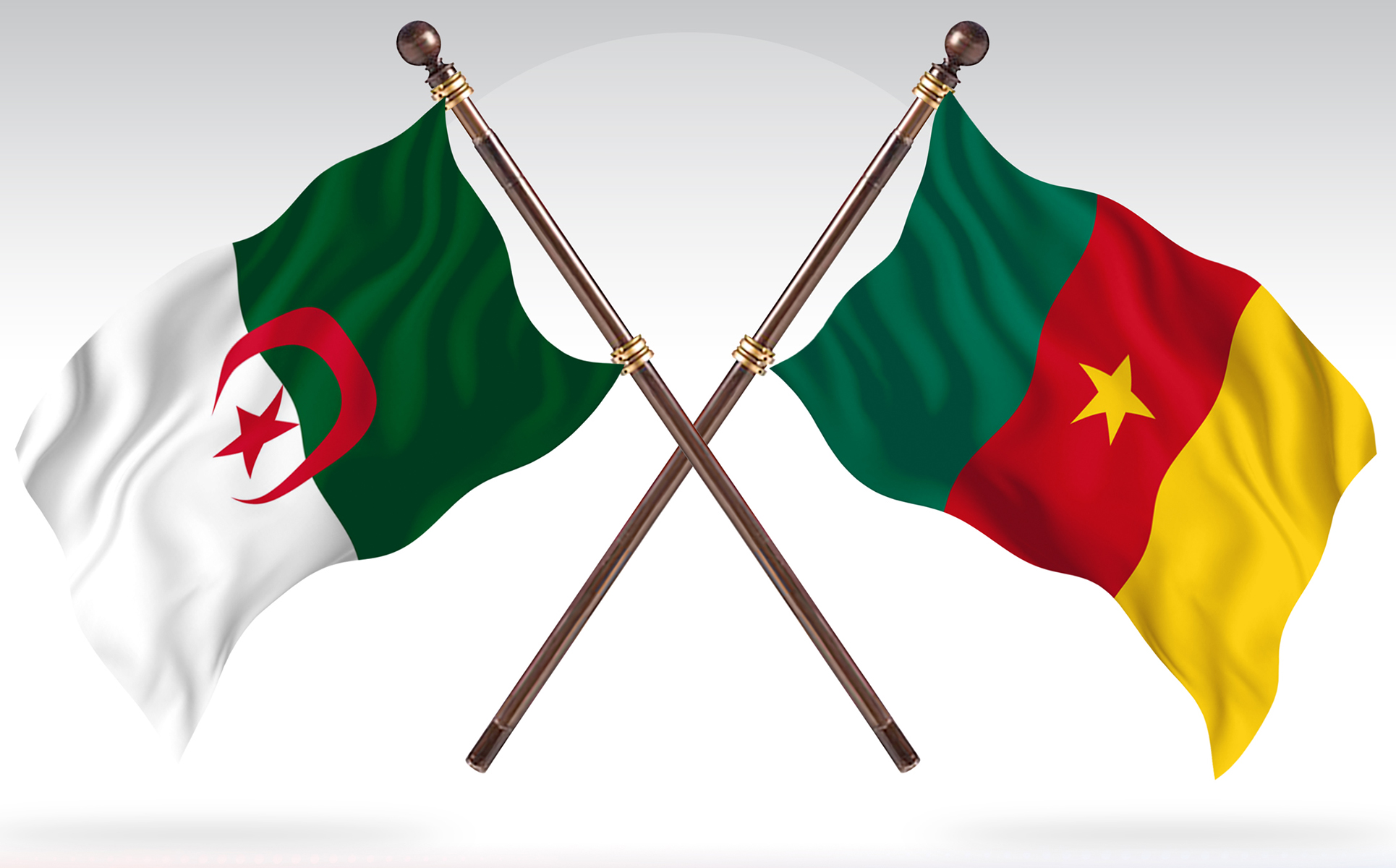 Download Иллюстрация "Algeria versus Cameroon Two Countries Flags - Illustration" / Algeria versus Cameroon Two Countries Flags - Illustration - Иллюстрация на тему графика national,patriotic,europe,asia,republic,map,flag,country,cartography,geography,nation,illustration,graphic,vector,state,world,isolated,symbol,border,icon