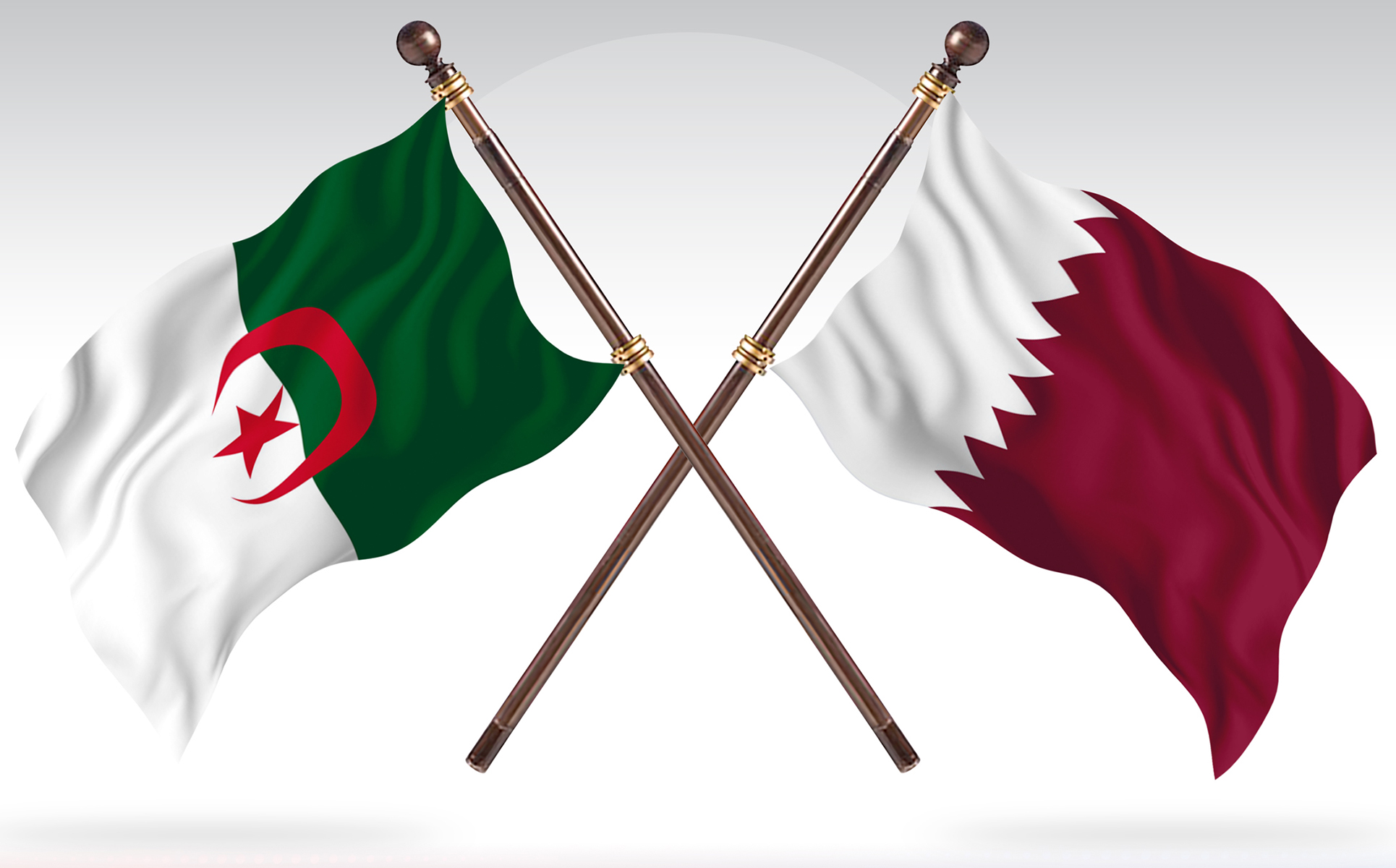 Download Иллюстрация "Algeria versus Qatar Two Countries Flags - Illustration" / Algeria versus Qatar Two Countries Flags - Illustration - Иллюстрация на тему графика national,patriotic,europe,asia,republic,map,flag,country,cartography,geography,nation,illustration,graphic,vector,state,world,isolated,symbol,border,icon
