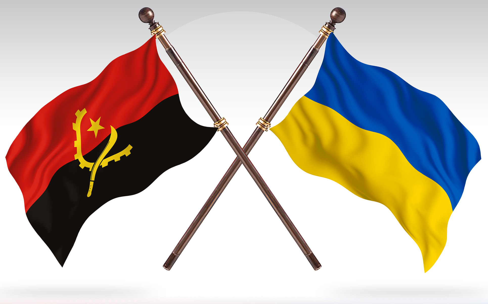 Download Иллюстрация "Angola versus Ukraine Two Countries Flags - Illustration" / Angola versus Ukraine Two Countries Flags - Illustration - Иллюстрация на тему графика national,patriotic,europe,asia,republic,map,flag,country,cartography,geography,nation,illustration,graphic,vector,state,world,isolated,symbol,border,icon