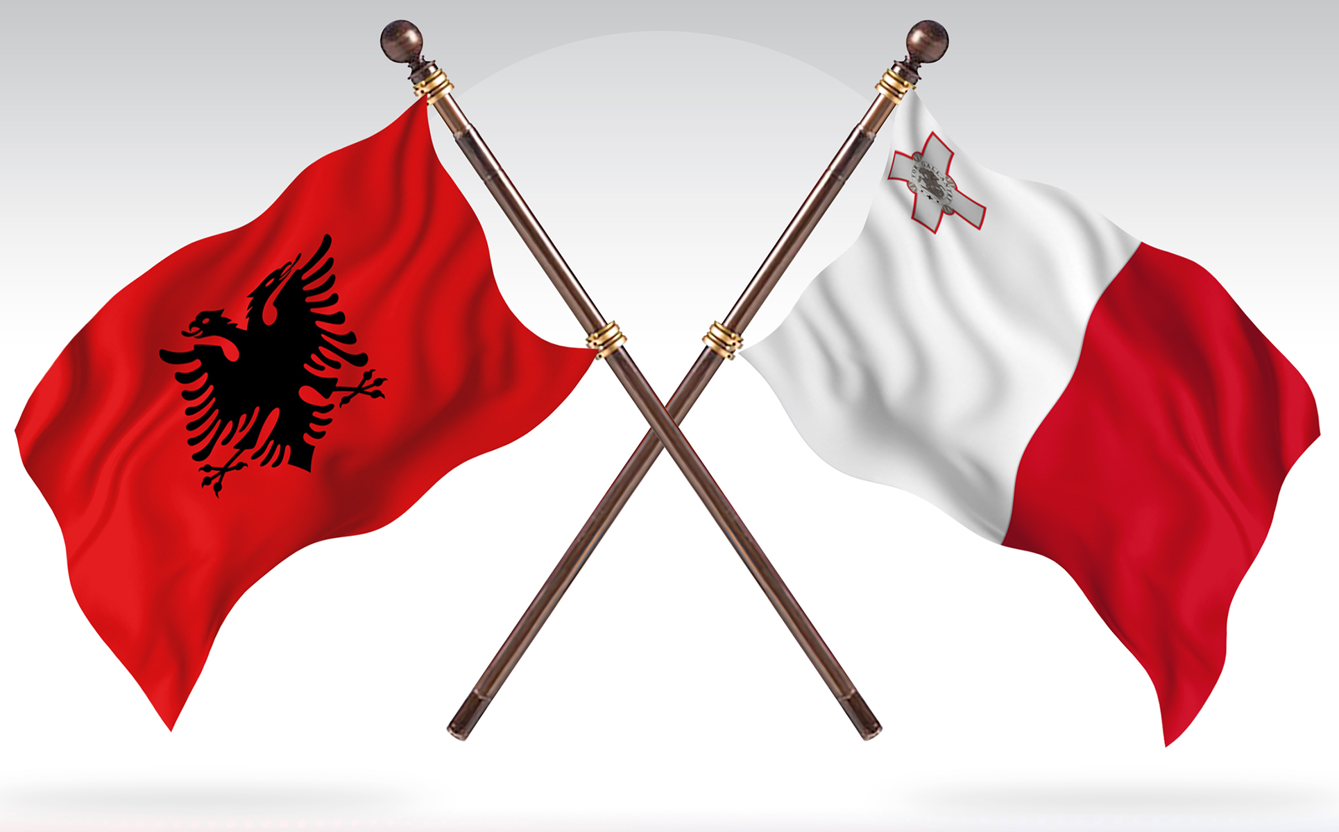 Download Иллюстрация "Albania versus Malta Two Countries Flags - Illustration" / Albania versus Malta Two Countries Flags - Illustration - Иллюстрация на тему графика national,patriotic,europe,asia,republic,map,flag,country,cartography,geography,nation,illustration,graphic,vector,state,world,isolated,symbol,border,icon