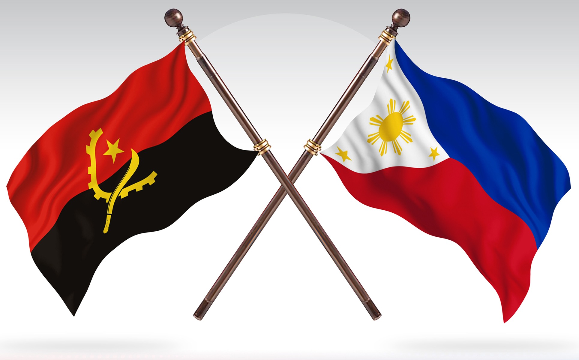 Download Иллюстрация "Angola versus Philippines Two Countries Flags - Illustration" / Angola versus Philippines Two Countries Flags - Illustration - Иллюстрация на тему графика national,patriotic,europe,asia,republic,map,flag,country,cartography,geography,nation,illustration,graphic,vector,state,world,isolated,symbol,border,icon