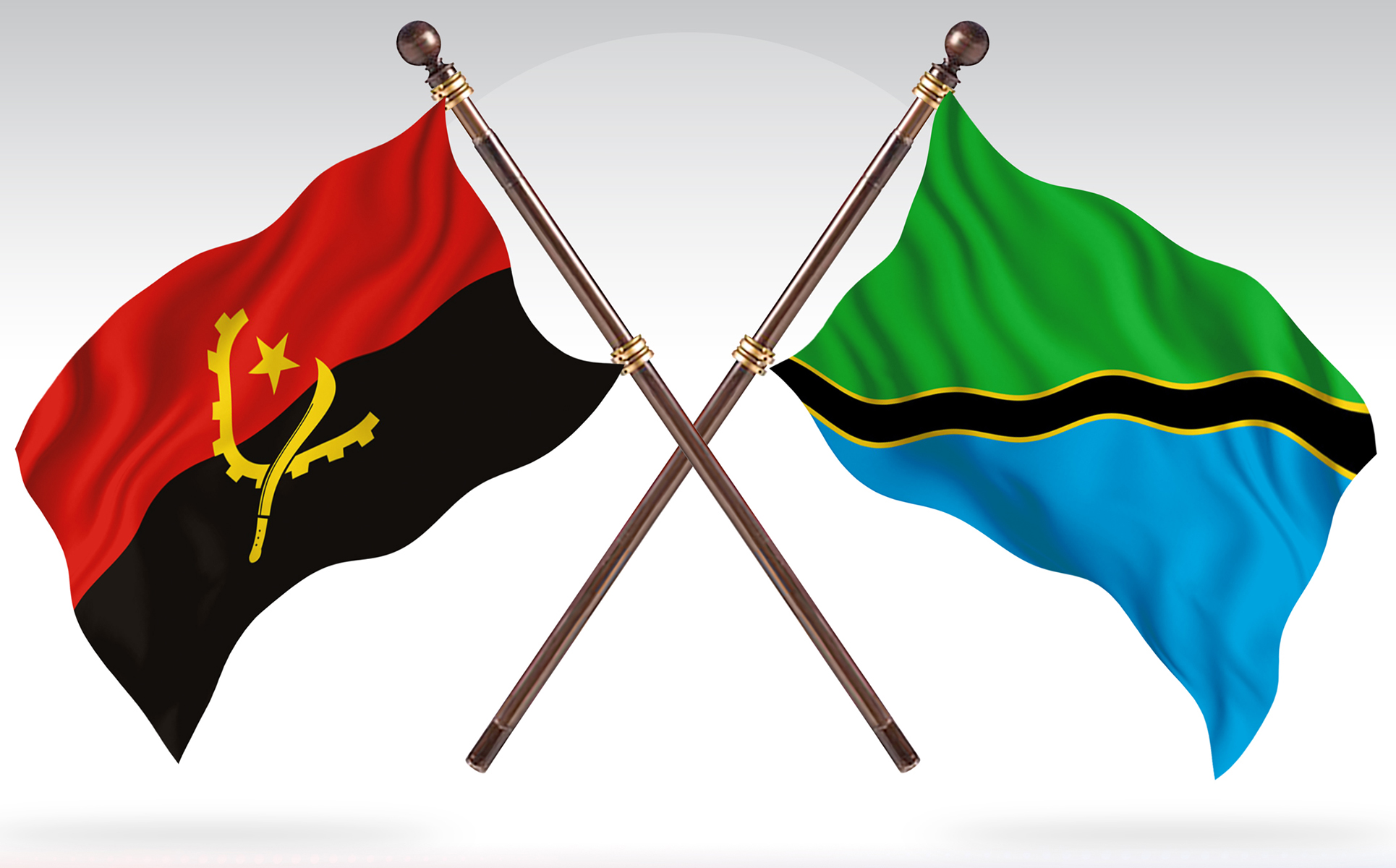Download Иллюстрация "Angola versus Tanzania Two Countries Flags - Illustration" / Angola versus Tanzania Two Countries Flags - Illustration - Иллюстрация на тему графика national,patriotic,europe,asia,republic,map,flag,country,cartography,geography,nation,illustration,graphic,vector,state,world,isolated,symbol,border,icon