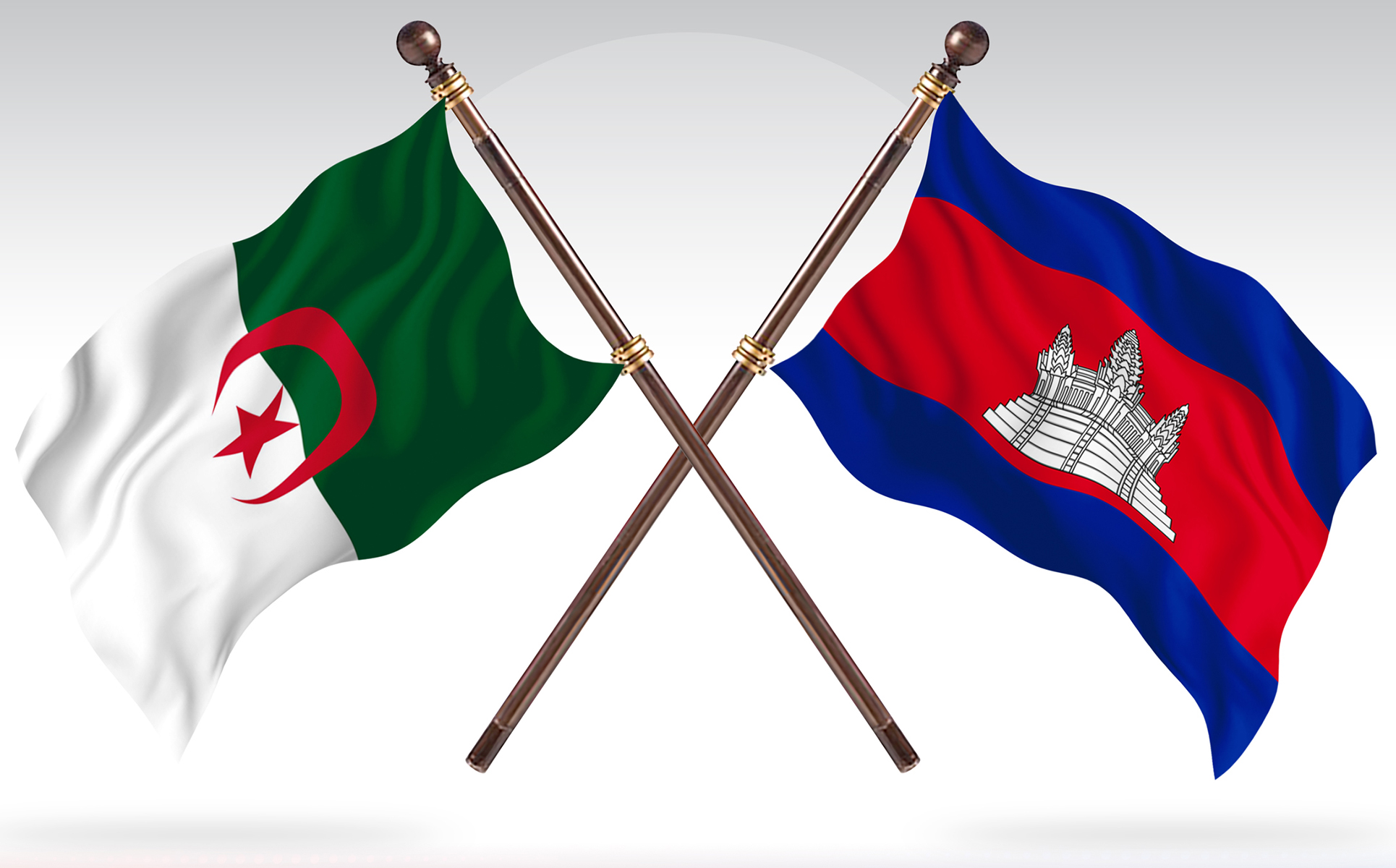 Download Иллюстрация "Algeria versus Cambodia Two Countries Flags - Illustration" / Algeria versus Cambodia Two Countries Flags - Illustration - Иллюстрация на тему графика national,patriotic,europe,asia,republic,map,flag,country,cartography,geography,nation,illustration,graphic,vector,state,world,isolated,symbol,border,icon