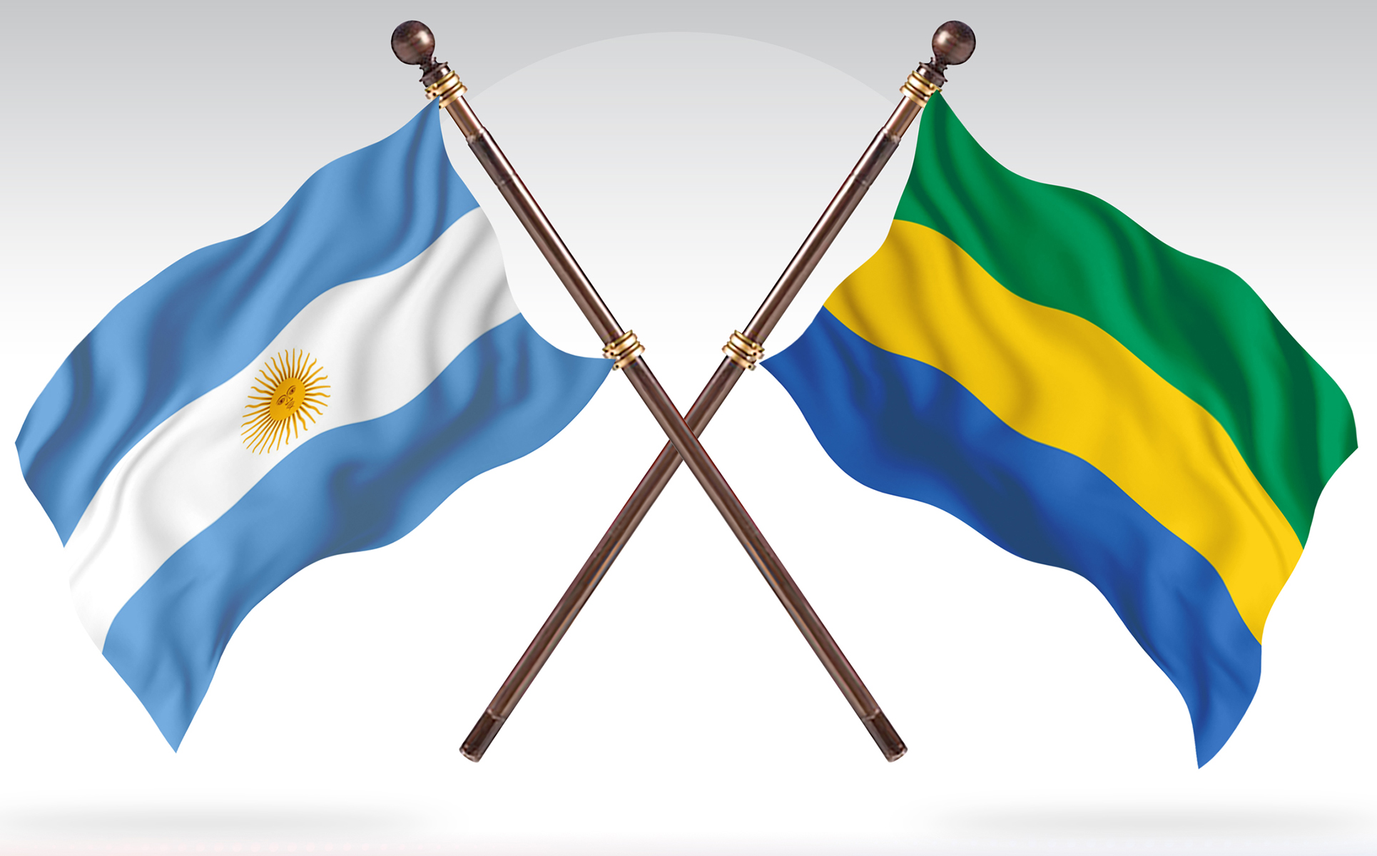 Download Иллюстрация "Argentina versus Gabon Two Countries Flags - Illustration" / Argentina versus Gabon Two Countries Flags - Illustration - Иллюстрация на тему графика national,patriotic,europe,asia,republic,map,flag,country,cartography,geography,nation,illustration,graphic,vector,state,world,isolated,symbol,border,icon