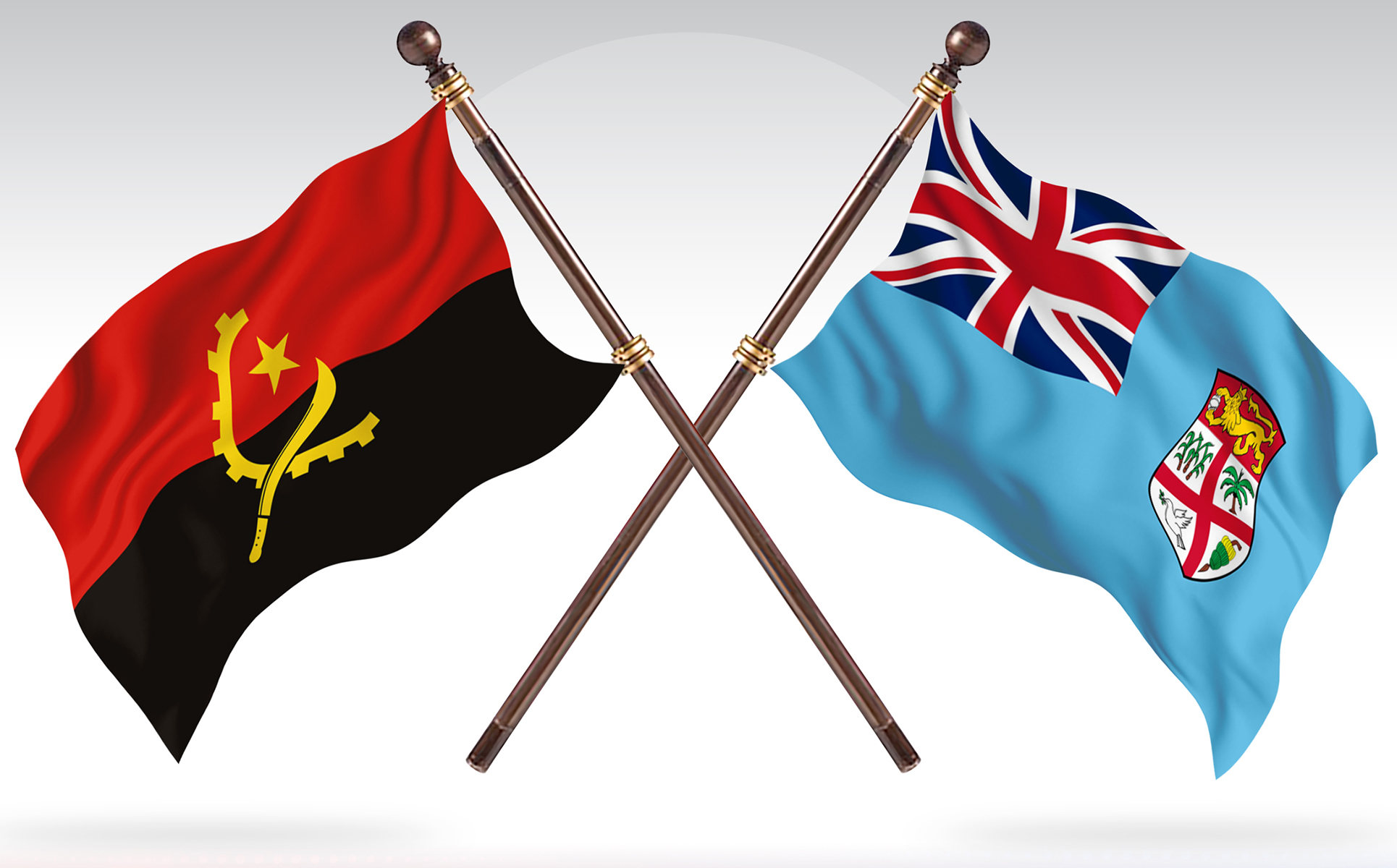 Download Иллюстрация "Angola versus Fiji Two Countries Flags - Illustration" / Angola versus Fiji Two Countries Flags - Illustration - Иллюстрация на тему графика national,patriotic,europe,asia,republic,map,flag,country,cartography,geography,nation,illustration,graphic,vector,state,world,isolated,symbol,border,icon