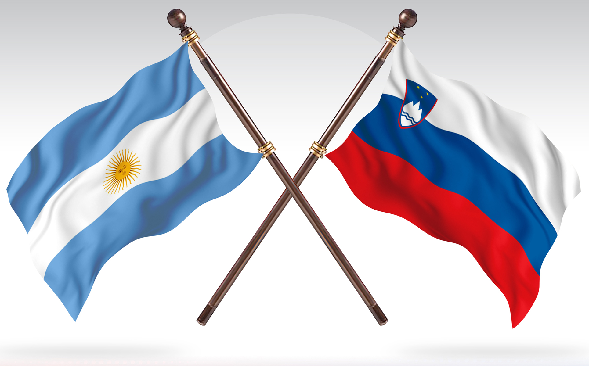 Download Иллюстрация "Argentina versus Slovenia Two Countries Flags - Illustration" / Argentina versus Slovenia Two Countries Flags - Illustration - Иллюстрация на тему графика national,patriotic,europe,asia,republic,map,flag,country,cartography,geography,nation,illustration,graphic,vector,state,world,isolated,symbol,border,icon