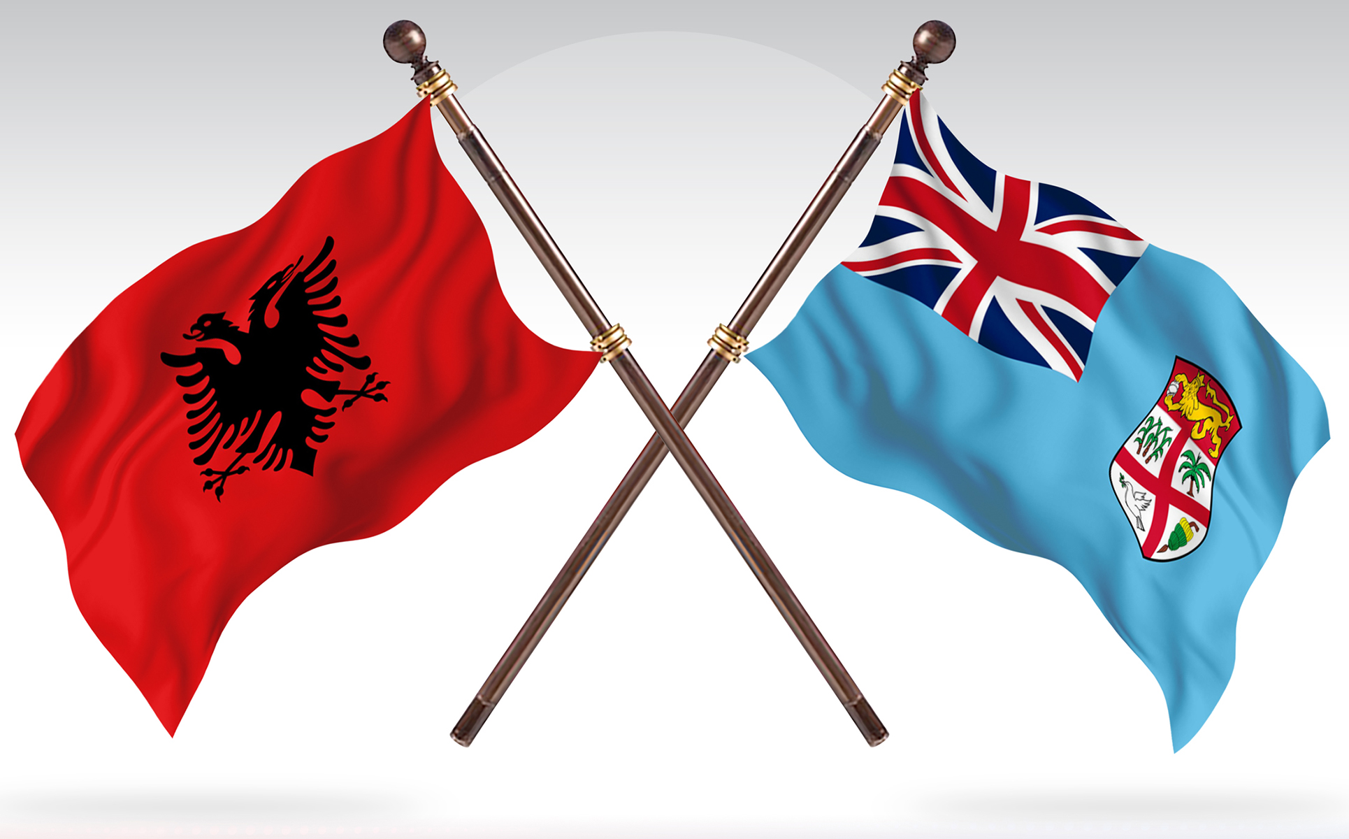 Download Иллюстрация "Albania versus Fiji Two Countries Flags - Illustration" / Albania versus Fiji Two Countries Flags - Illustration - Иллюстрация на тему графика national,patriotic,europe,asia,republic,map,flag,country,cartography,geography,nation,illustration,graphic,vector,state,world,isolated,symbol,border,icon