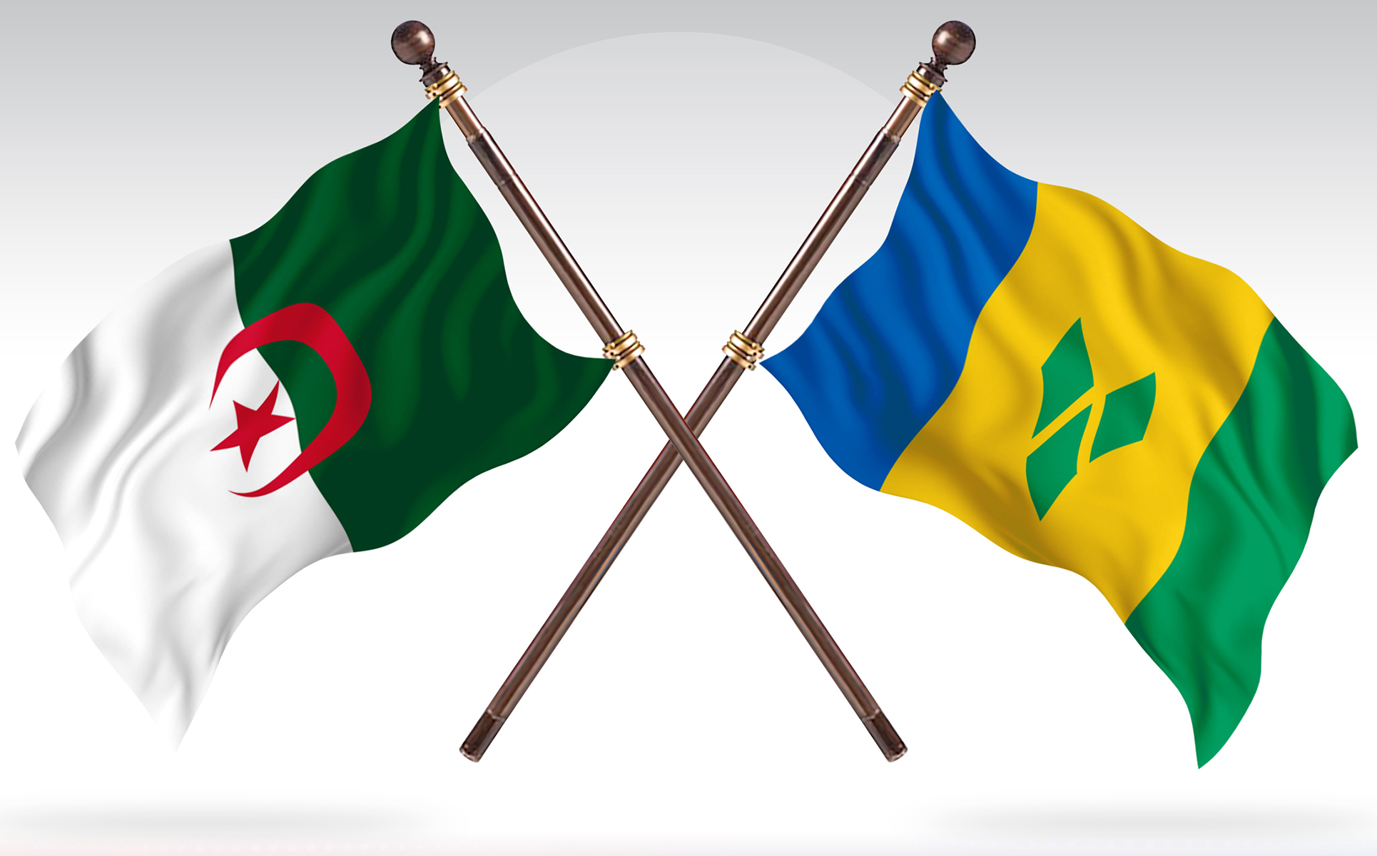 Download Иллюстрация "Algeria versus Saint Vincent &amp; Grenadines Two Countries Flags - Illustration" / Algeria versus Saint Vincent &amp; Grenadines Two Countries Flags - Illustration - Иллюстрация на тему графика national,patriotic,europe,asia,republic,map,flag,country,cartography,geography,nation,illustration,graphic,vector,state,world,isolated,symbol,border,icon