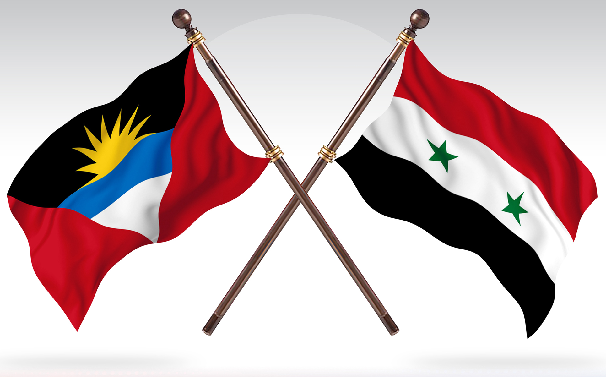 Download Иллюстрация "Antigua versus Syria Two Countries Flags - Illustration" / Antigua versus Syria Two Countries Flags - Illustration - Иллюстрация на тему графика national,patriotic,europe,asia,republic,map,flag,country,cartography,geography,nation,illustration,graphic,vector,state,world,isolated,symbol,border,icon