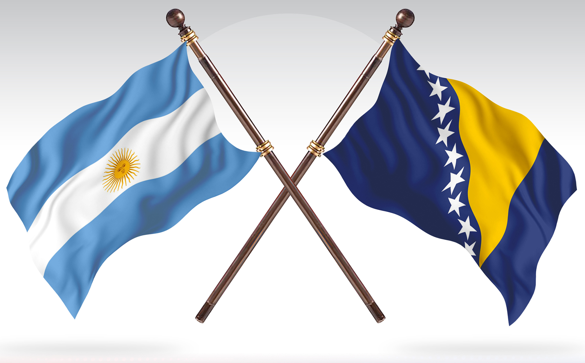 Download Иллюстрация "Argentina versus Bosnia Two Countries Flags - Illustration" / Argentina versus Bosnia Two Countries Flags - Illustration - Иллюстрация на тему графика national,patriotic,europe,asia,republic,map,flag,country,cartography,geography,nation,illustration,graphic,vector,state,world,isolated,symbol,border,icon