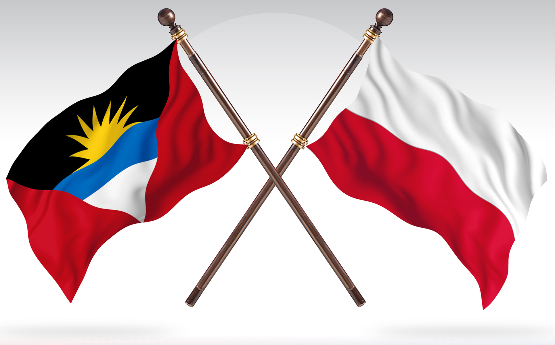 Download Иллюстрация "Antigua versus Poland Two Countries Flags - Illustration" / Antigua versus Poland Two Countries Flags - Illustration - Иллюстрация на тему графика national,patriotic,europe,asia,republic,map,flag,country,cartography,geography,nation,illustration,graphic,vector,state,world,isolated,symbol,border,icon