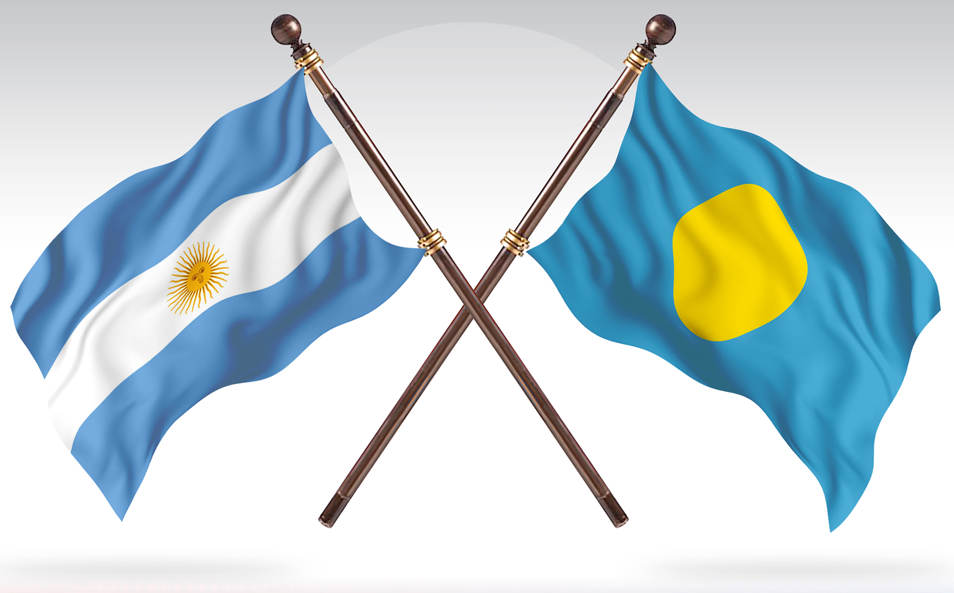 Download Иллюстрация "Argentina versus Palau Two Countries Flags - Illustration" / Argentina versus Palau Two Countries Flags - Illustration - Иллюстрация на тему графика national,patriotic,europe,asia,republic,map,flag,country,cartography,geography,nation,illustration,graphic,vector,state,world,isolated,symbol,border,icon