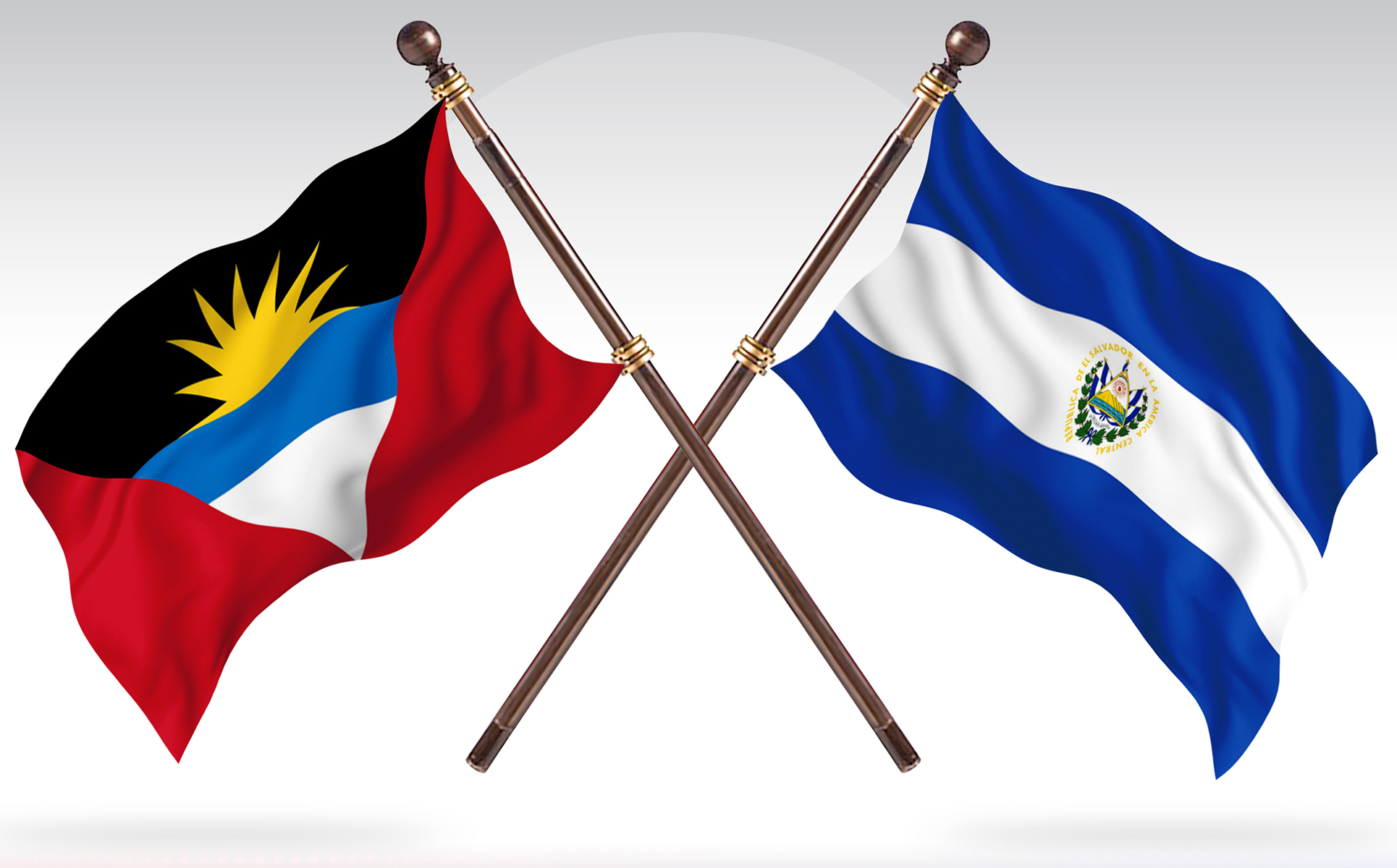 Download Иллюстрация "Antigua versus El Salvador Two Countries Flags - Illustration" / Antigua versus El Salvador Two Countries Flags - Illustration - Иллюстрация на тему графика national,patriotic,europe,asia,republic,map,flag,country,cartography,geography,nation,illustration,graphic,vector,state,world,isolated,symbol,border,icon