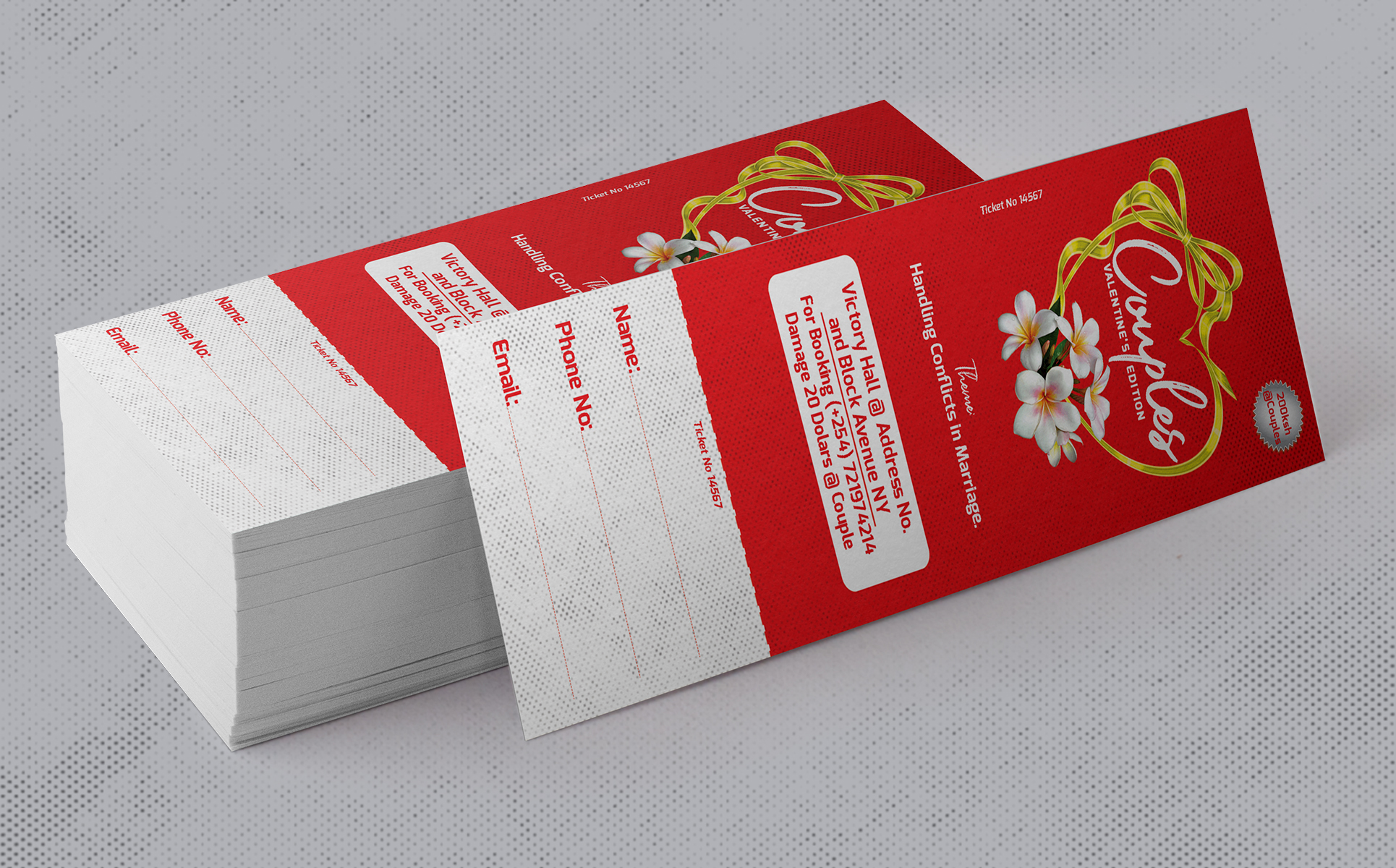Download Фирменный стиль "Couple's Dinner Night Ticket - Corporate Identity Template" / Couple's Dinner Night Ticket - Corporate Identity Template - Фирменный стиль на тему графика anniversary,ball,banquet,charity,christmas,church,classical,colorful,competition,concert,dance,dinner,event,formal,godserv,jubilee,mozart,multi dates event,music,musical