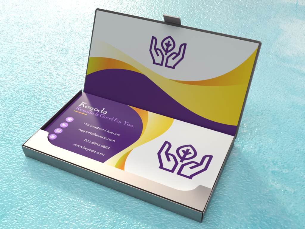 Download Фирменный стиль "Keyoda -  Ready-to-Use Clean Business Card - Corporate Identity Template" / Keyoda -  Ready-to-Use Clean Business Card - Corporate Identity Template - Фирменный стиль на тему графика business cards,business card design,design templates,design template online,adobe illustrator,adobe dimension,card,template,logo,branding,adobe