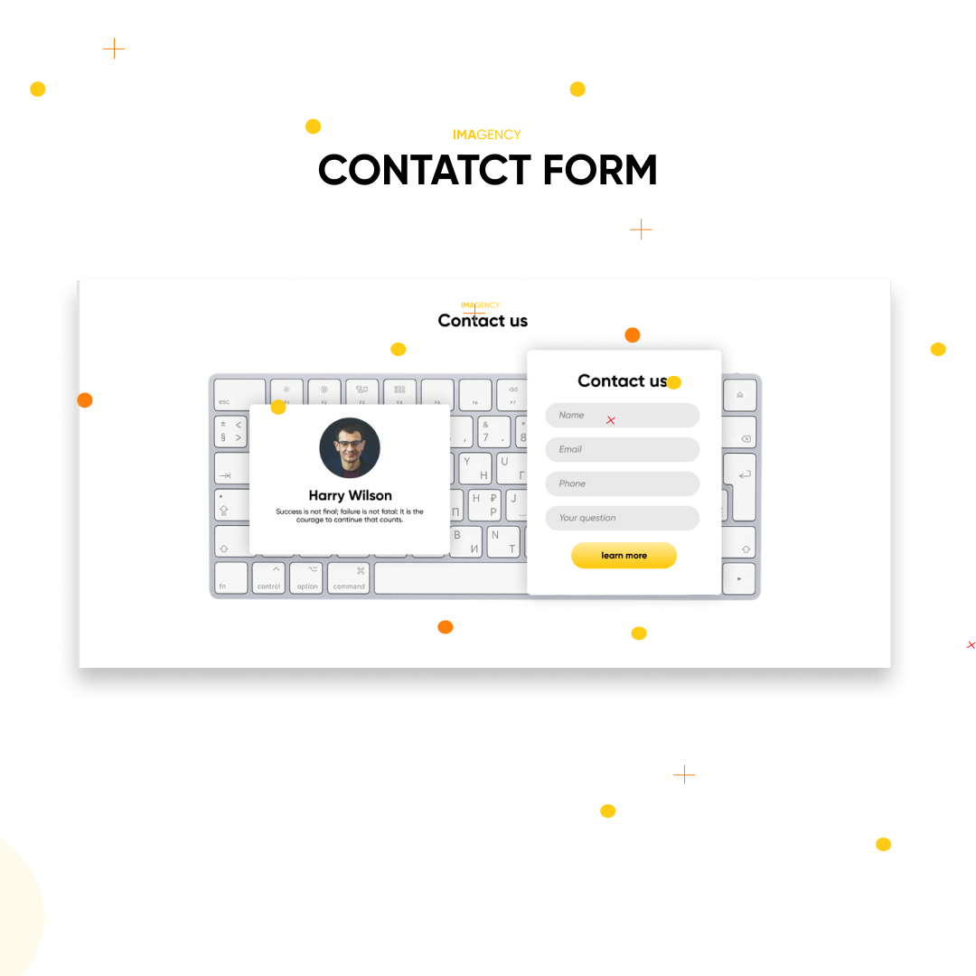 Download PSD шаблон "IMAGENCY Landing Page PSD Template" / IMAGENCY Landing Page PSD Template - Адаптивный PSD шаблон на тему графика internetmarketing,business,seo,website,landingpage,pr,agency