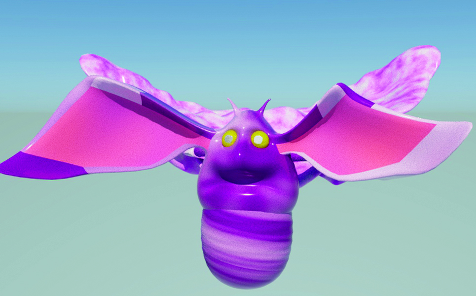 Fancy Elephant 3d model rigged and animated