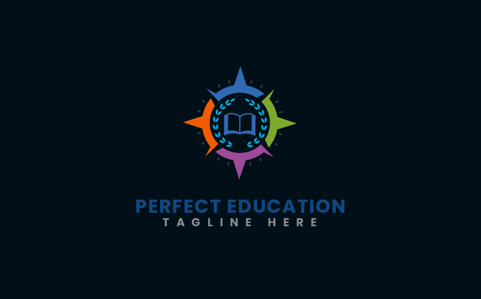 Download Шаблон логотипа "Perfect Education" / Perfect Education - Шаблон логотипа на тему графика logo design,logo template,logo,vector,corporate logo,brand,community,school,team,wellness,coaching,business,abstract,financial,accounting,architecture,law,bank,consulting,education