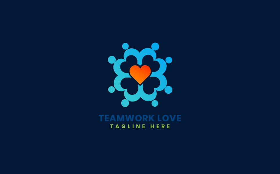 Download Шаблон логотипа "Teamwork Logo Design Template" / Teamwork Logo Design Template - Шаблон логотипа на тему графика logo design,logo template,logo,vector,corporate logo,brand,community,school,team,wellness,coaching,business,abstract,financial,accounting,architecture,law,bank,consulting,education