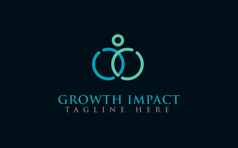 Download Шаблон логотипа "Growth Impact Logo Design Logo Template" / Growth Impact Logo Design Logo Template - Шаблон логотипа на тему графика logo design,logo template,logo,vector,corporate logo,brand,abstract,financial,accounting,architecture,law,bank,consulting,education,human resource,industrial,insurance