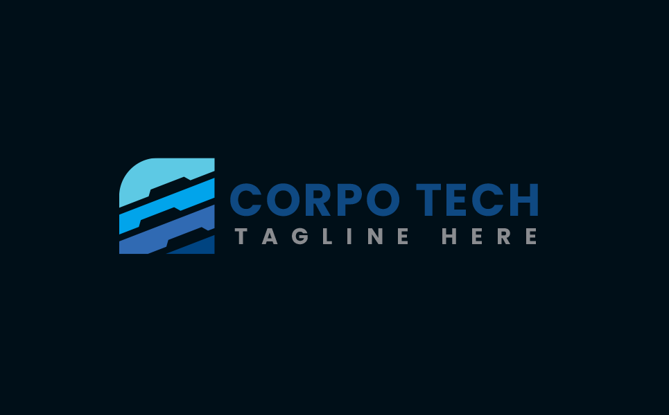 Download Шаблон логотипа "Corporate Tech Logo Template" / Corporate Tech Logo Template - Шаблон логотипа на тему графика technology,business,abstract,financial,accounting,architecture,law,bank,consulting,education,human resource,industrial,insurance,logistics,real estate,apps,logo design,logo template,logo,vect