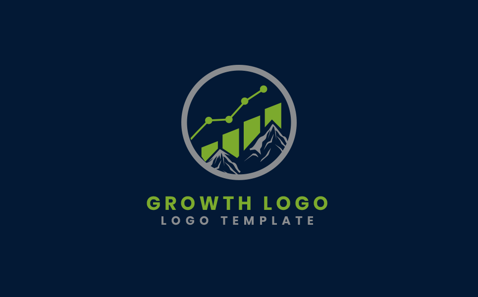 Download Шаблон логотипа "Growth Mountain Graphy Logo Logo Template" / Growth Mountain Graphy Logo Logo Template - Шаблон логотипа на тему графика logo design,logo template,logo,vector,corporate logo,brand,wellness,coaching,business,abstract,financial,accounting,architecture,law,bank,consulting,education,human resource,industrial,insura