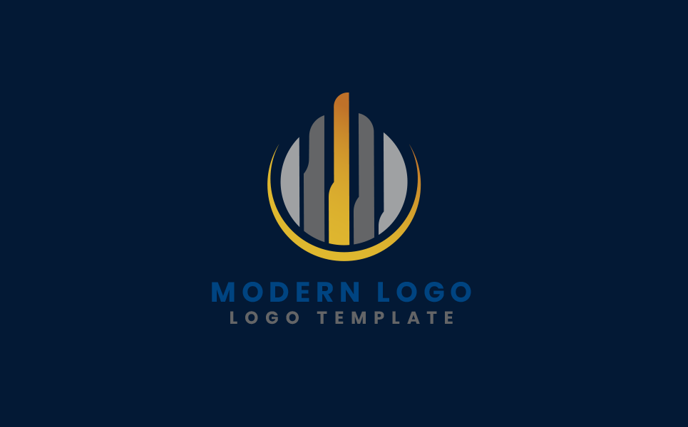 Download Шаблон логотипа "Modern Abstract Logo" / Modern Abstract Logo - Шаблон логотипа на тему графика logo design,logo template,logo,vector,corporate logo,brand,technology,app,business,abstract,financial,accounting,architecture,law,bank,consulting,education,human resource,industrial,insurance